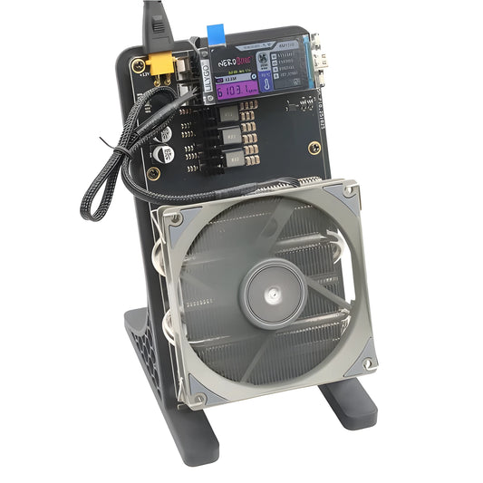 NerdQaxe++ Rev6 6 TH – minero de Bitcoin en solitario 100W