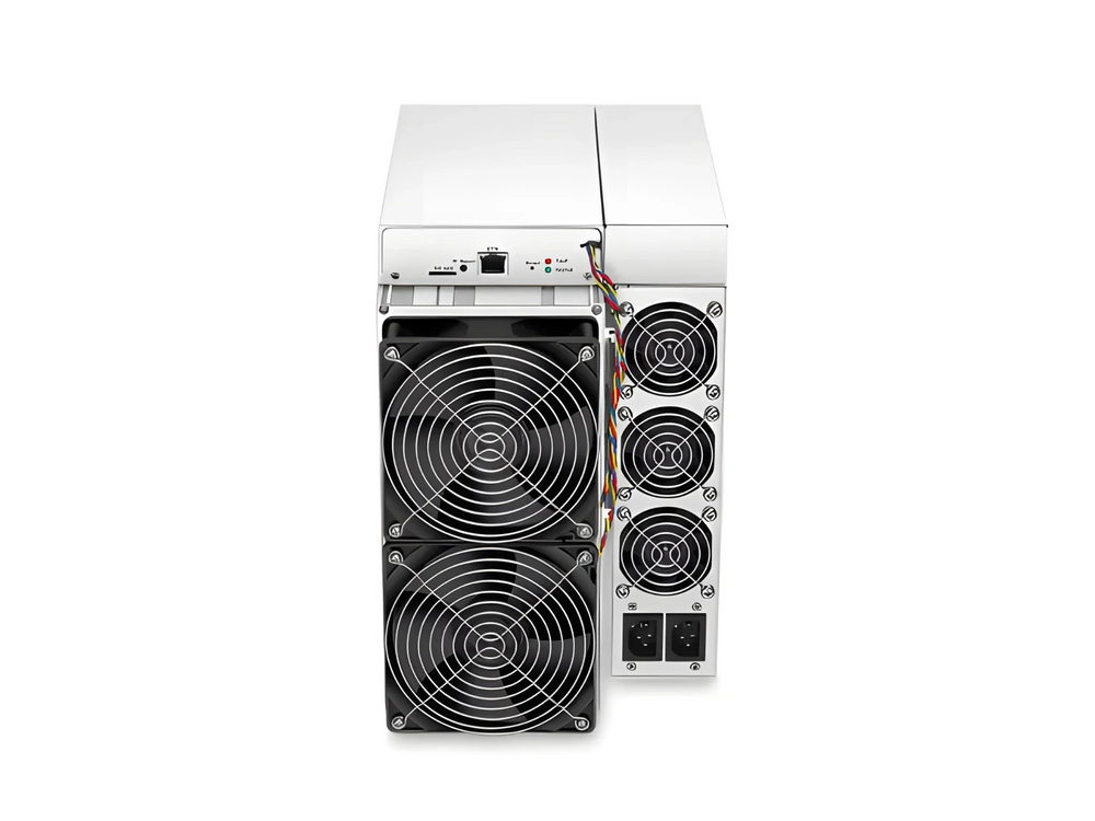 Antminer Z15 Pro 860 kSol/s Zcash miner: another view of the case and power supply