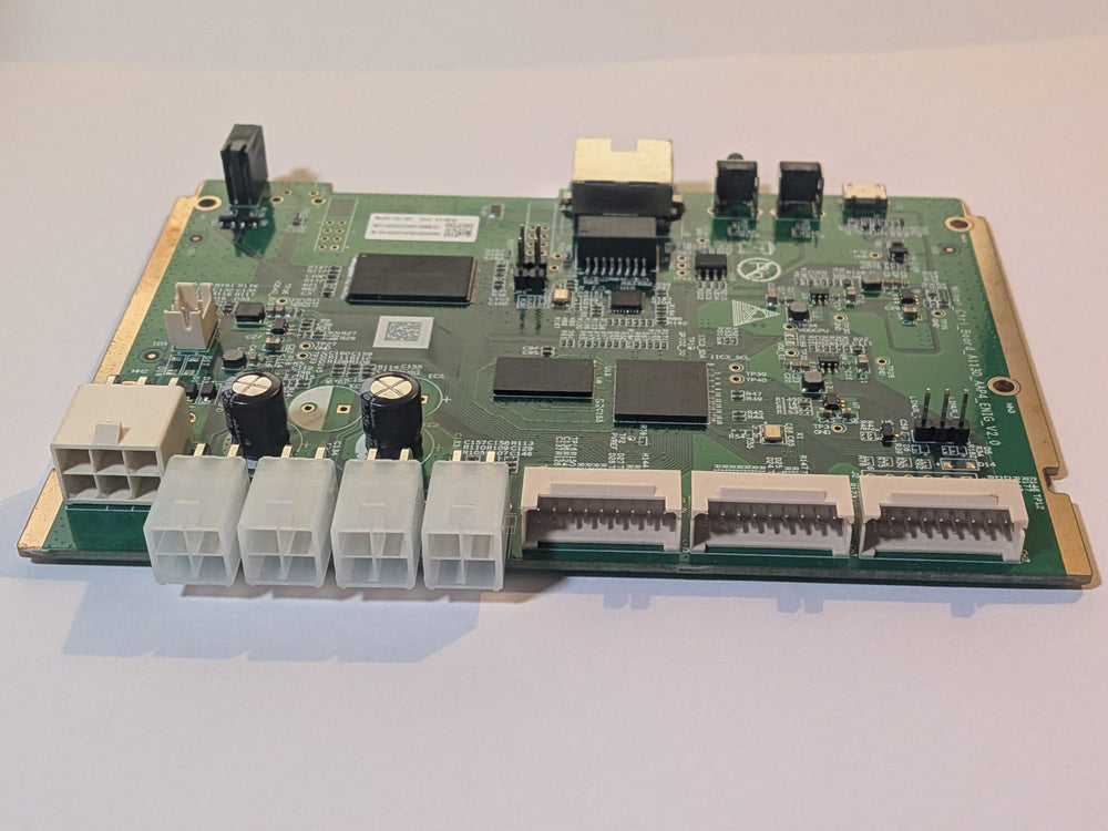 Carte de contrôle Bitmain A113D pour Antminer S21 Pro S21 XP et S21+ avec 4 connecteurs ventilateurs 4-pin carrés - vue angle avant