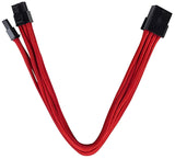 Braided PCI-E extension cable, 8-pin to 8-pin (6+2), 25 cm - Image 3