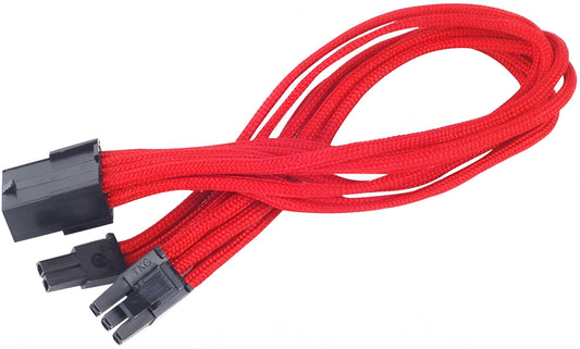 Cable alargador PCI-E trenzado de 8 pines a 8 pines (6+2), 25 cm
