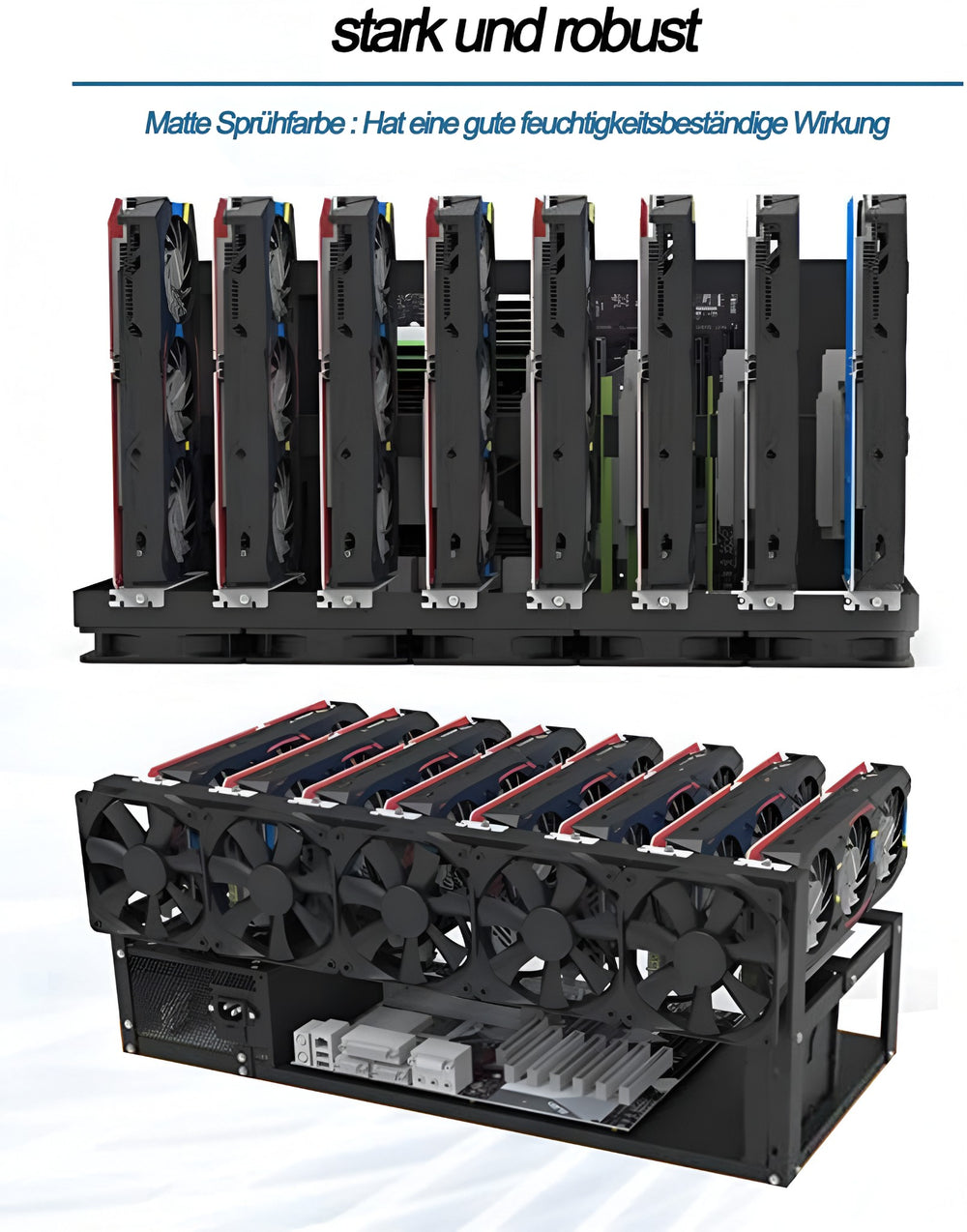 Mining Frame - chasis abierto para 8 GPU - Imagen 2