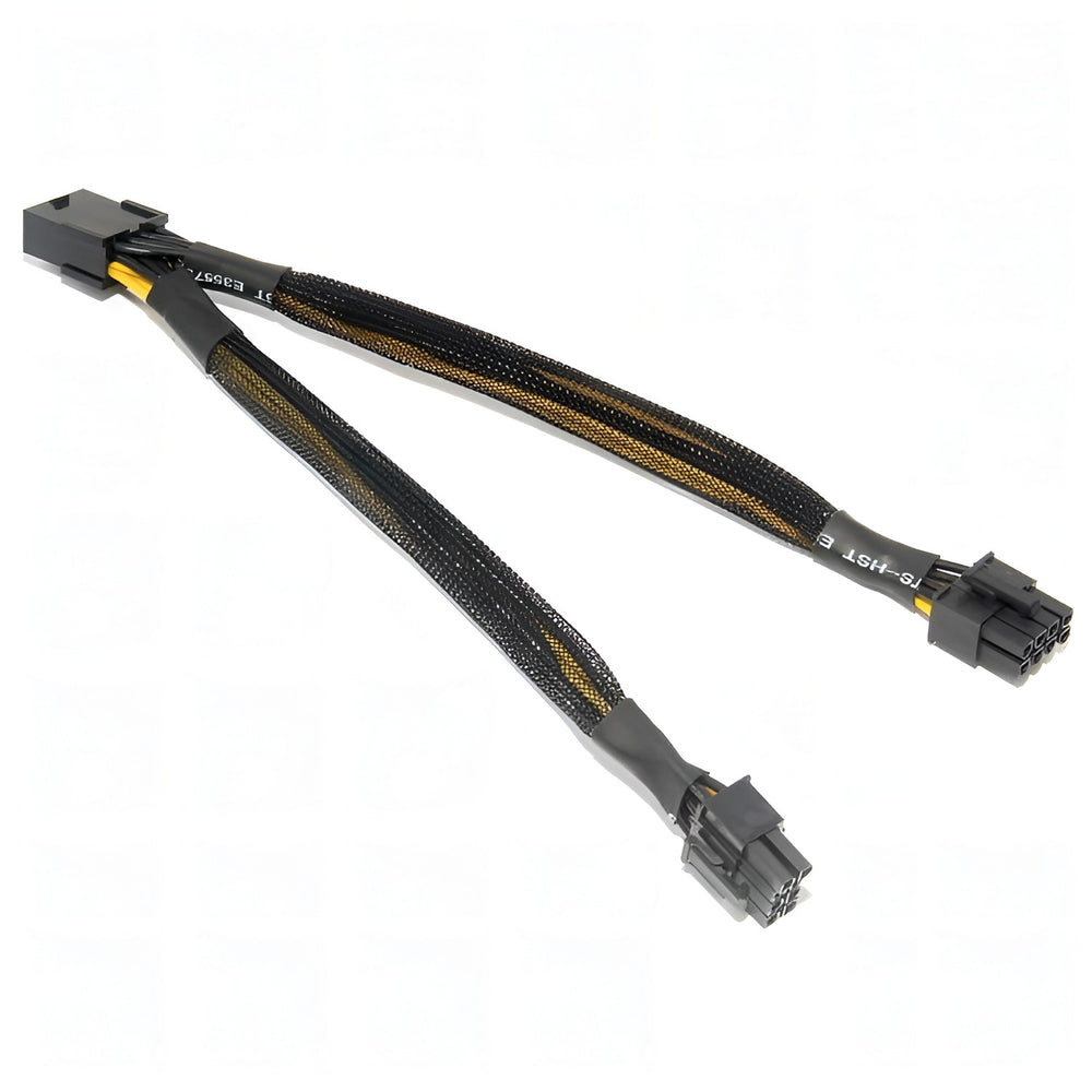 Cable divisor PCIe reforzado de 8 pines a 2 x PCIe de 8 pines (6+2) (pack de 2)
