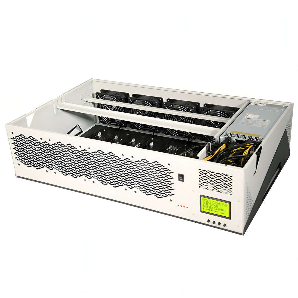 8 GPU mining kit: B75 motherboard, 8GB RAM, 64GB SSD, 2500W power supply - Image 6