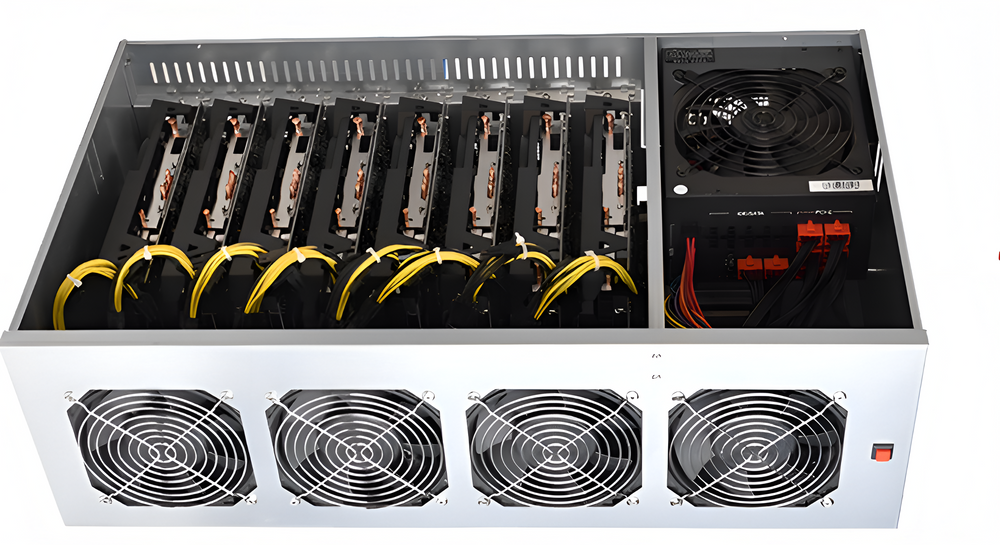 Caja rack cerrada para 8 GPU, para BTC-S37 D37 T37 - Imagen 2