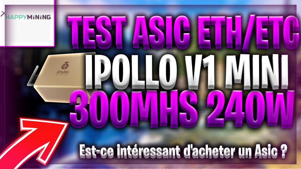 Ipollo V1 Mini 300mhs 240w Asic Review. Is it worth buying an ETH/ETC Asic? 
