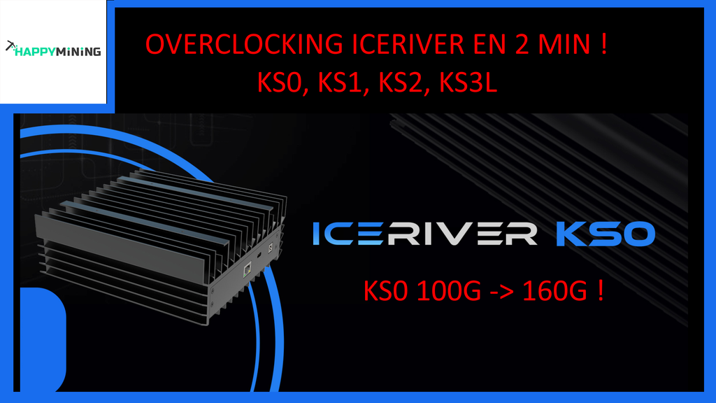 Overclocking Iceriver KS0, KS1, KS2 in 2min 