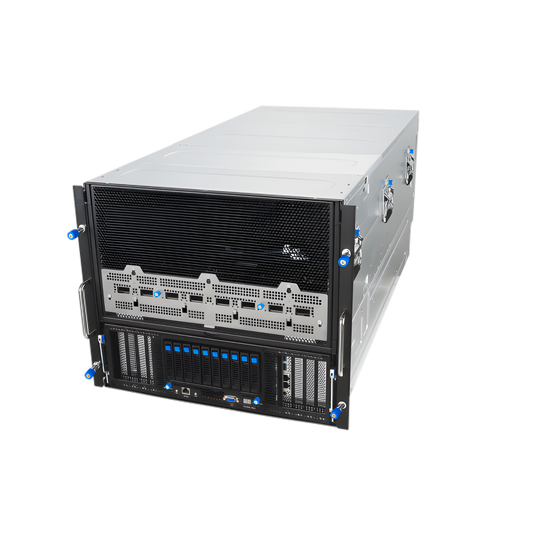 Servidor de IA ASUS XA NB3I-E12 equipado con NVIDIA HGX B300 8 GPU