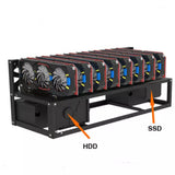 Kit Mining 8 GPU BTC-S37 Châssis ouvert Carte mère Processeur Ram - Image 4