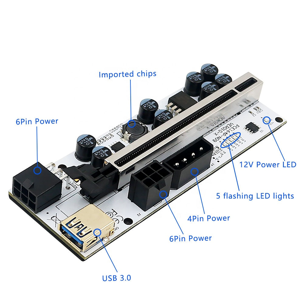 8x Risers V010S Plus PCI-E - Image 3