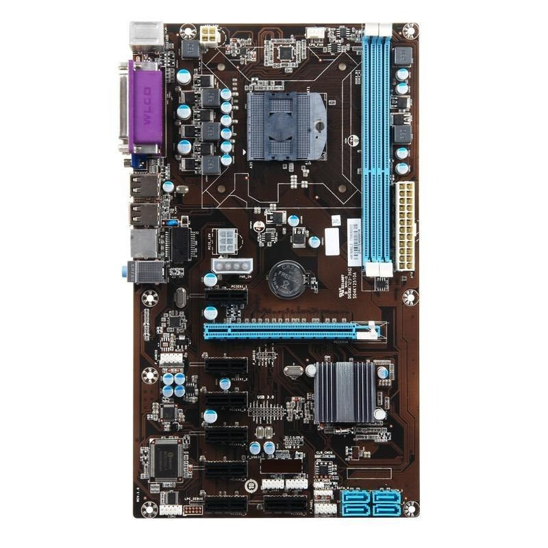 Carte mère HM65 BTC 8 GPU (Processeur Intel B950 inclus)