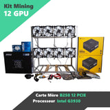 Kit rig de minería B250 - 12 GPU