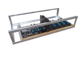 Mining frame - handcrafted 8 GPU chassis for BTC-S37 T37 D37
