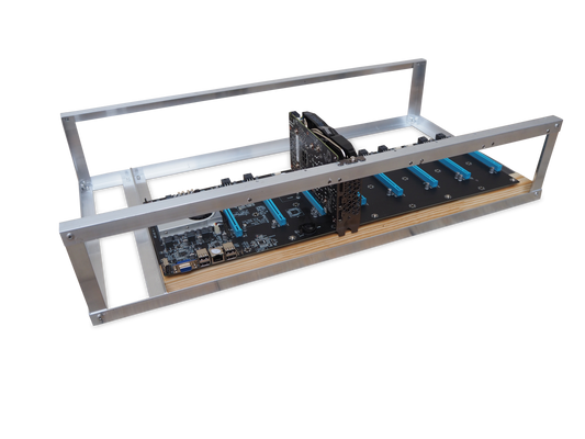 Mining Frame - chasis artesanal para 8 GPU, para BTC-S37 T37 D37