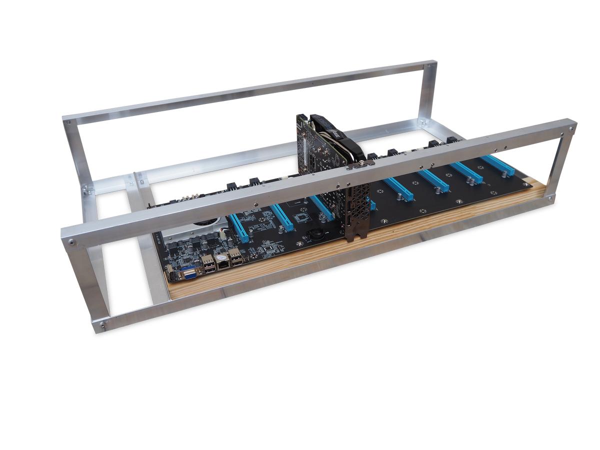 Mining Frame - Châssis artisanal 8GPU pour BTC-S37 T37 D37