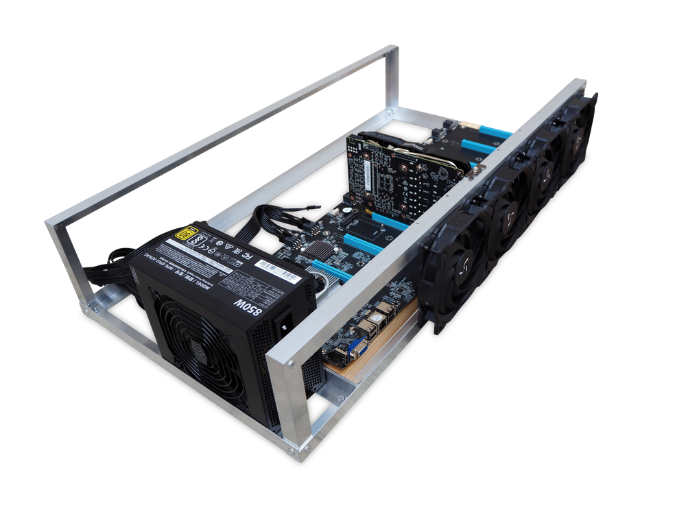 Mining Frame - Châssis artisanal 8GPU pour BTC-S37 T37 D37 - Image 5